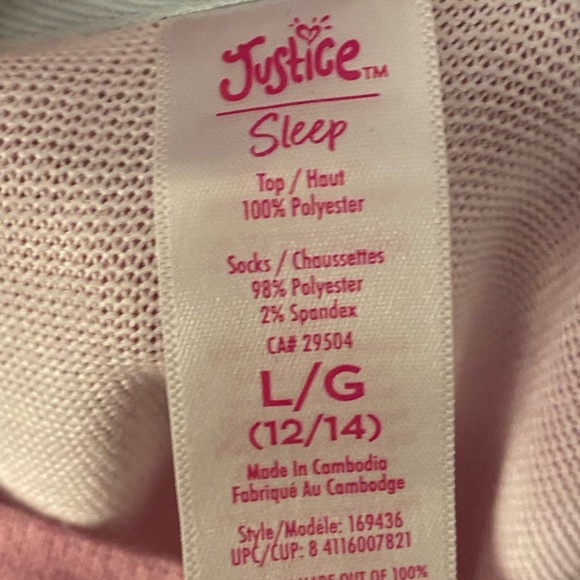 JUSTICE sleep crewneck - Picture 2 of 2